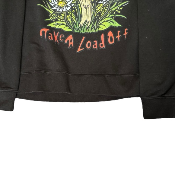 Teen Hearts "Take A Load Off" 100% Cotton Frog Graphic Sweatshirt - Size XL - Picture 2 of 9